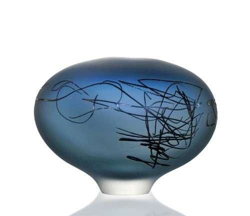 Steel Blue Scribe Ovoid