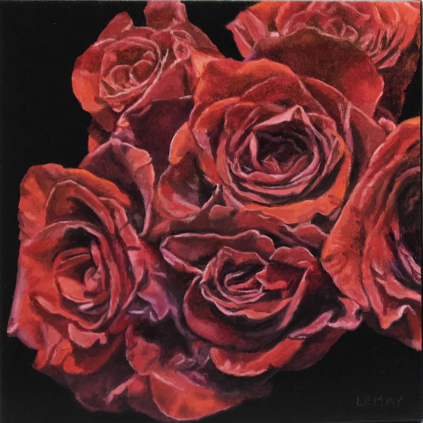 Red Roses Study